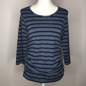 Motherhood Maternity long sleeved striped top